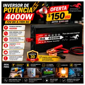 Inversor UNIZUKI 4000 W miniatura 3